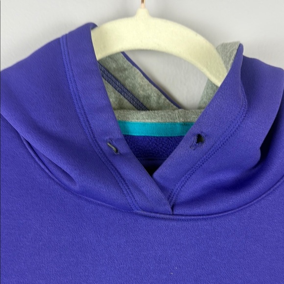 Under Armour Storm Vibrant Purple Hoodie with Teal and Gray Logo Size Medium - Picture 9 of 12